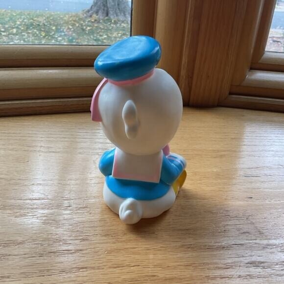 1984 Disney Plastic Squeaker Baby Donald Duck Vintage - Picture 3 of 7